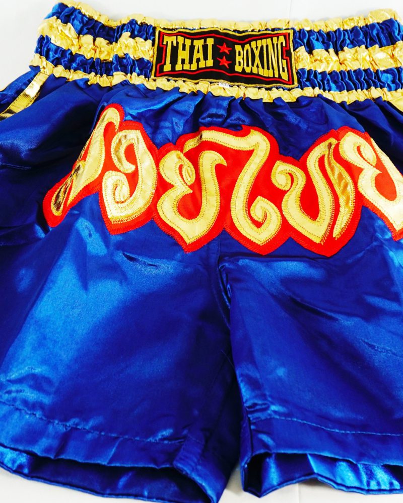Details about   Muay Thai Shorts Legendary Thai Boxer Somrak Mma Kick Boxing Satin Pants Wear 