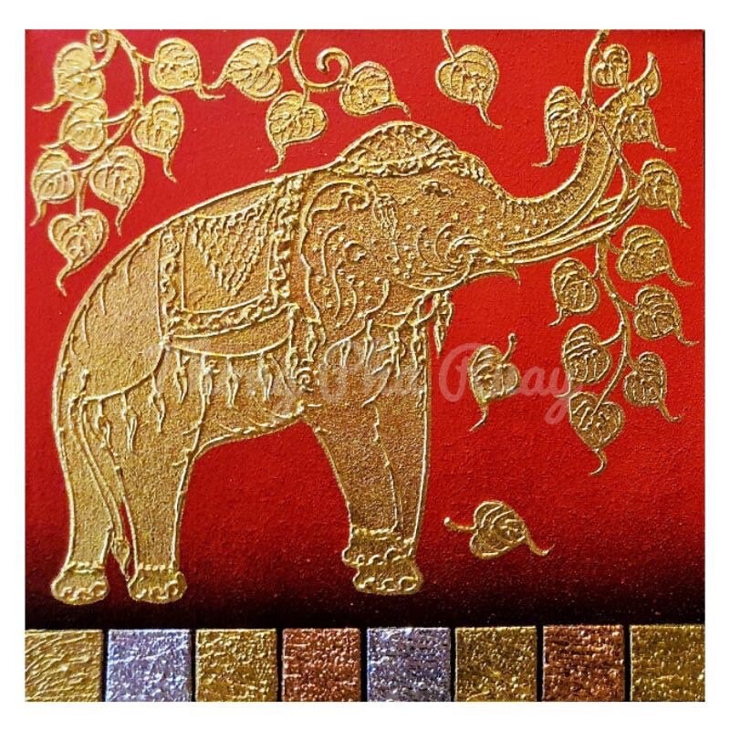 thai elephant art